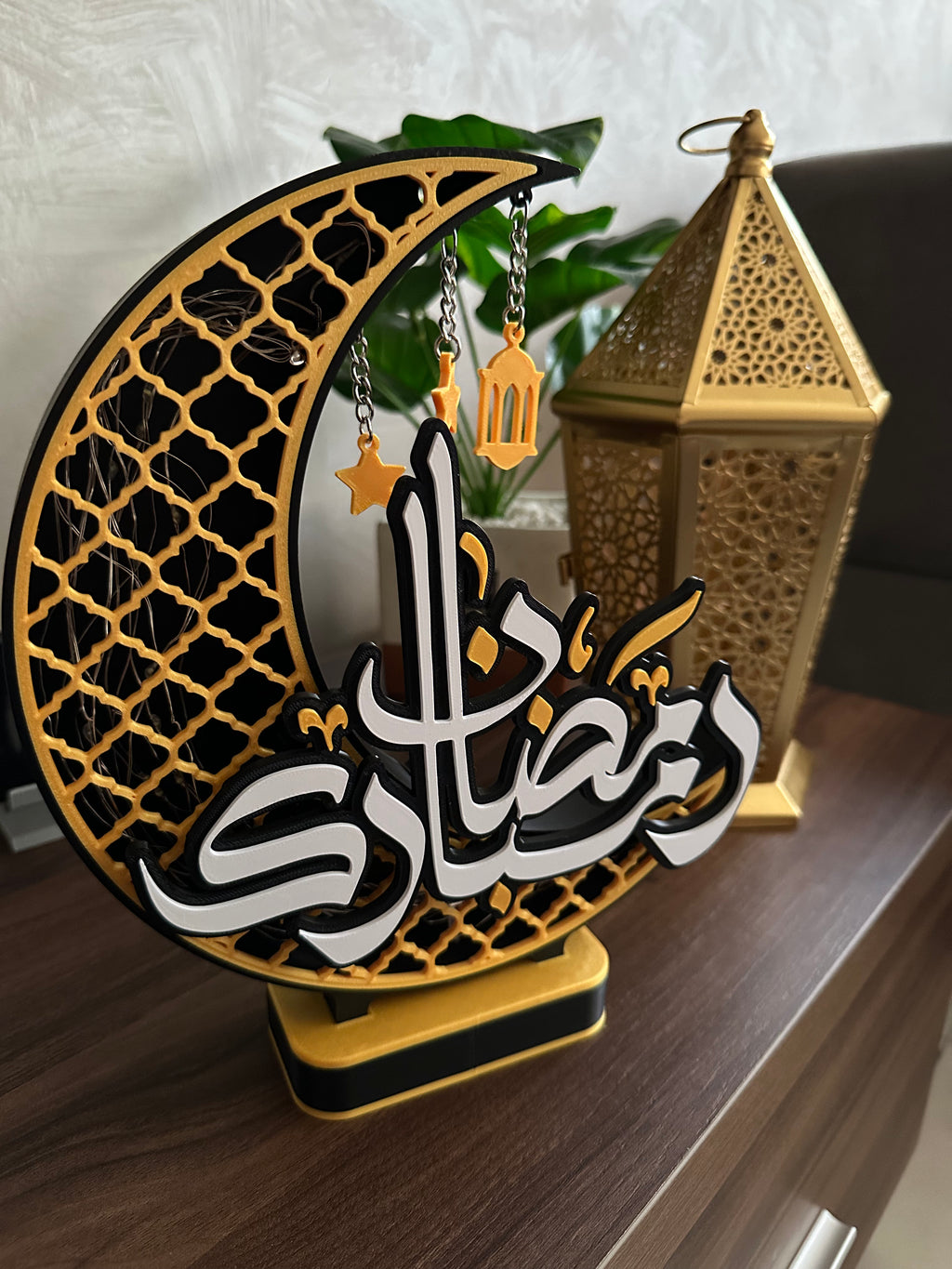 Ramadan Crescent LED Decor